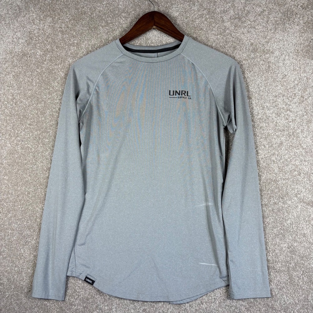 UNRL Supply Co Kids Gray Performance Long Sleeve Shirt Scheels Exclusive YL